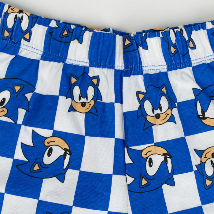Pijama de vara, maneca scurta, bumbac, Sonic Game Over [3]