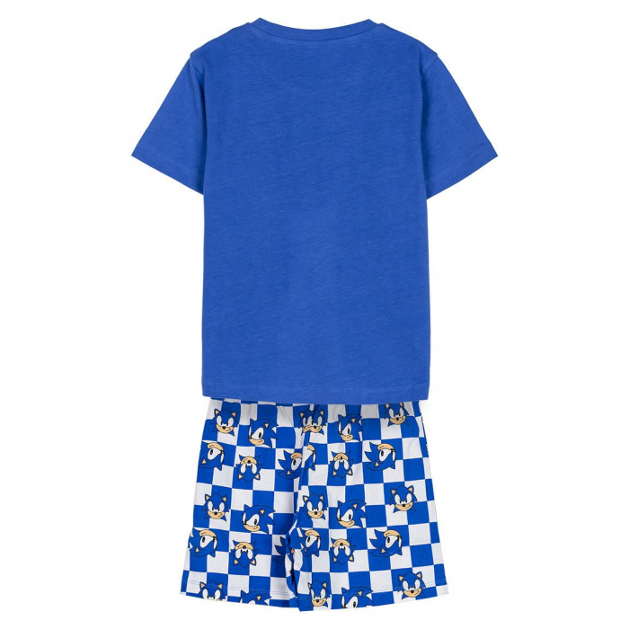 Pijama de vara, maneca scurta, bumbac, Sonic Game Over [2]