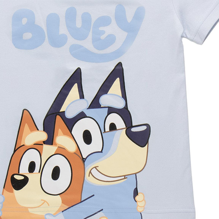 Pijama din bumbac cu maneca scurta , Bluey [4]