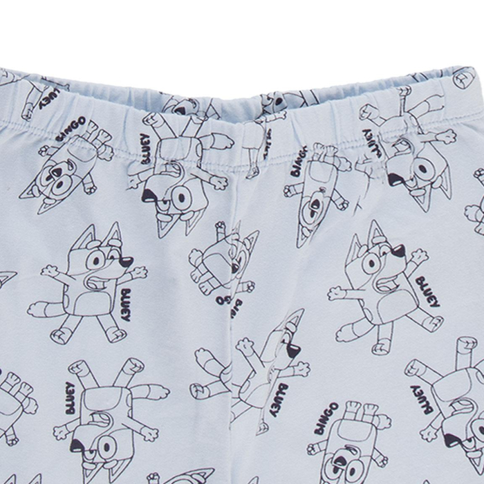 Pijama din bumbac cu maneca scurta , Bluey [6]