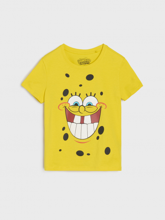 Pijama din bumbac cu maneca scurta SpongeBob [3]