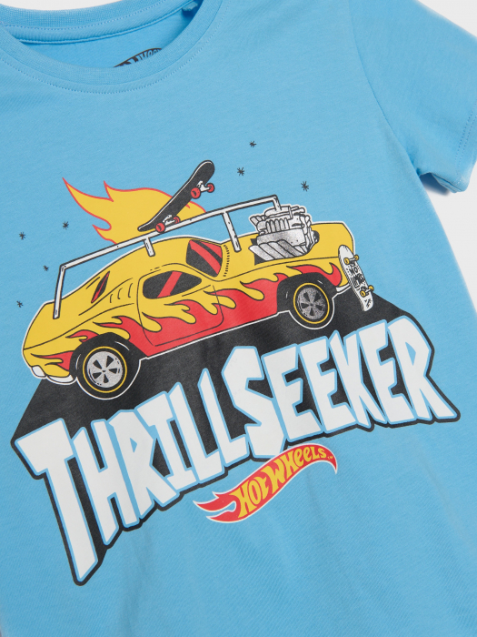 Pijama bumbac din 2 piese Hot Wheels [2]