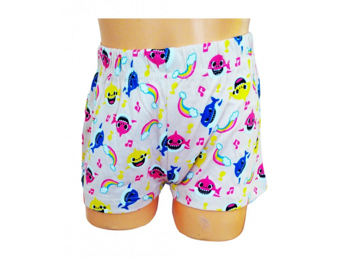 Pijama fete, maneca scurta Baby Shark [3]