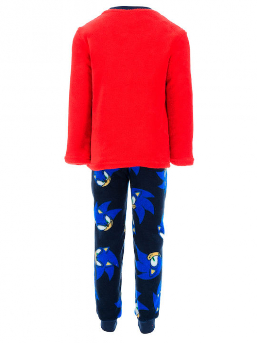 Pijama fleece maneca lunga Sonic [2]