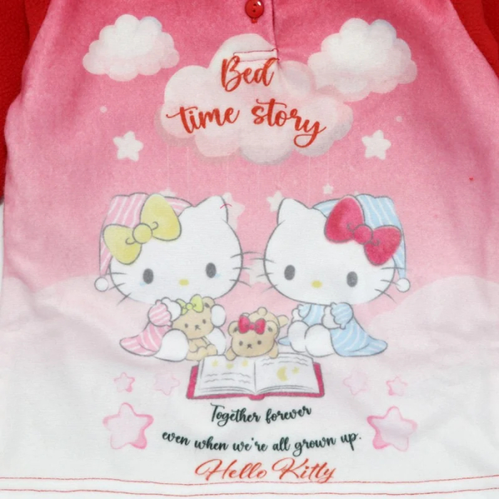 Pijama in cutie cadou, polar fleece, cu maneca lunga Hello Kitty [9]