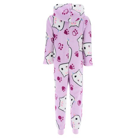 Pijama coral fleece, intreaga cu fermoar Gabby's Dollhouse [2]