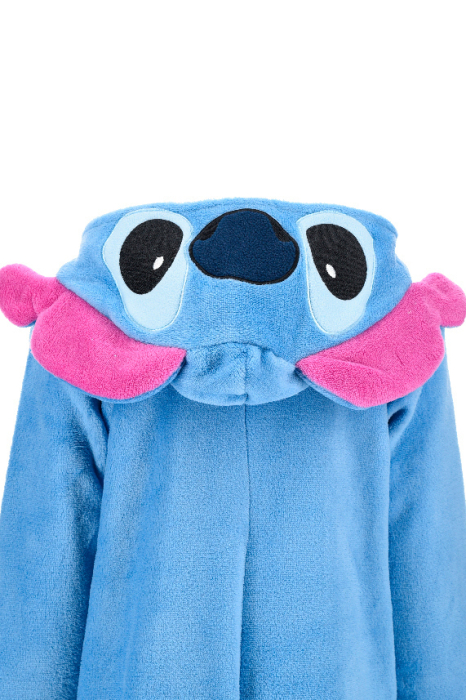 Pijama intreaga pufoasa tip Overall Lilo & Stitch [6]