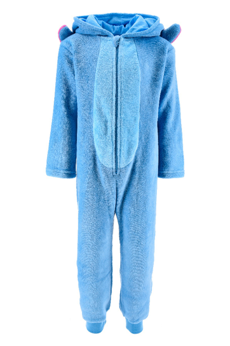 Pijama intreaga pufoasa tip Overall Lilo & Stitch [2]
