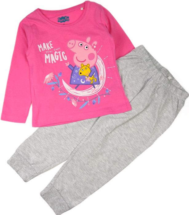 Pijama maneca lunga din bumbac Peppa Pig [1]