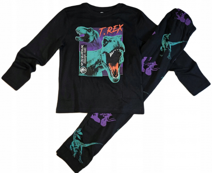 Pijama maneca lunga bumbac Jurassic Park T-Rex [1]