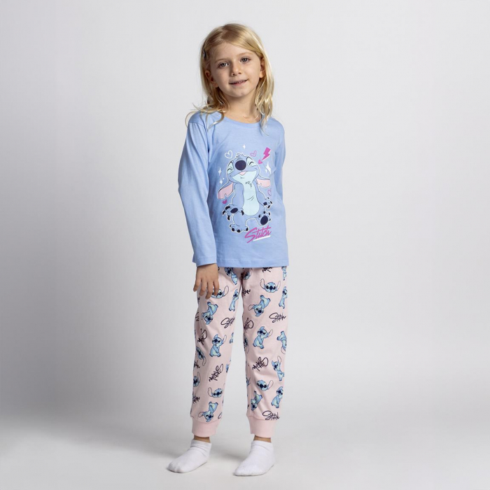 Pijama maneca lunga bumbac Lilo & Stitch [4]