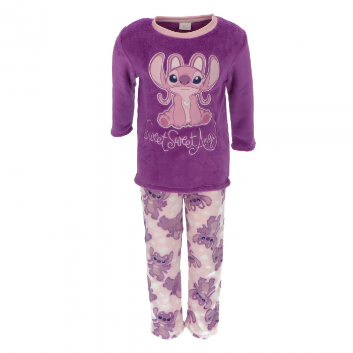 Pijama maneca lunga cocolino Lilo & Stitch Angel [1]