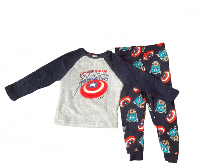 Pijama maneca lunga cocolino Captain America [3]