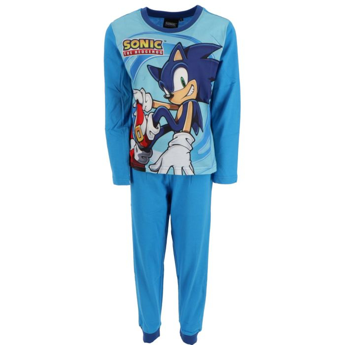Pijama maneca lunga din bumbac Sonic [1]