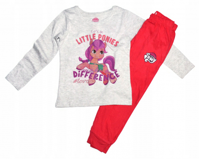 Pijama maneca lunga fete, bumbac, My Little Pony [2]