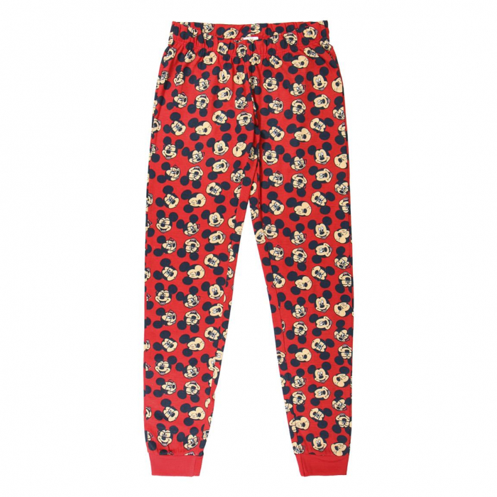 Pijama maneca lunga fete, bumbac, Minnie Mouse Rules [4]