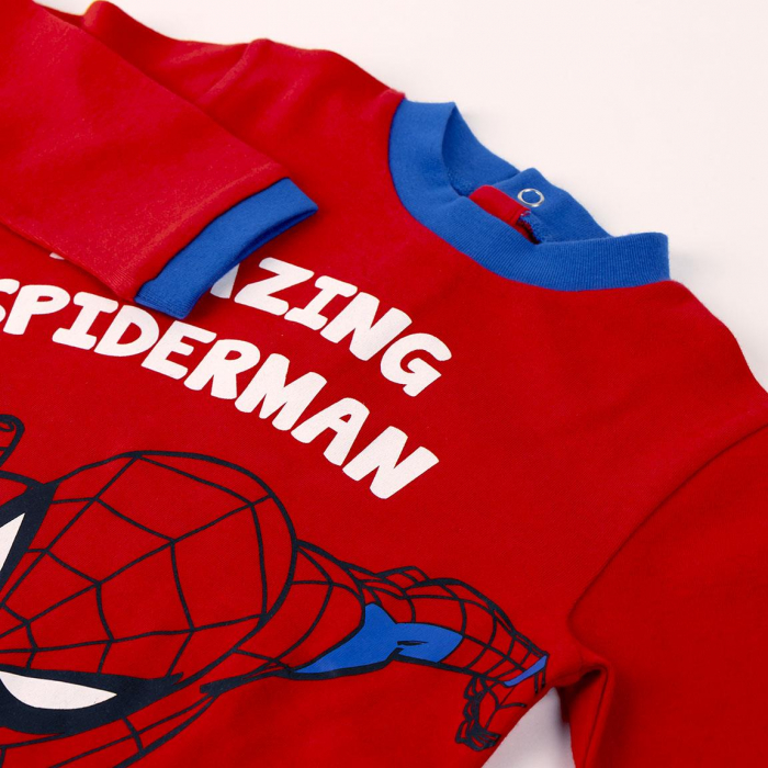 Pijama maneca lunga interlock, in cutie cadou, Spiderman [3]