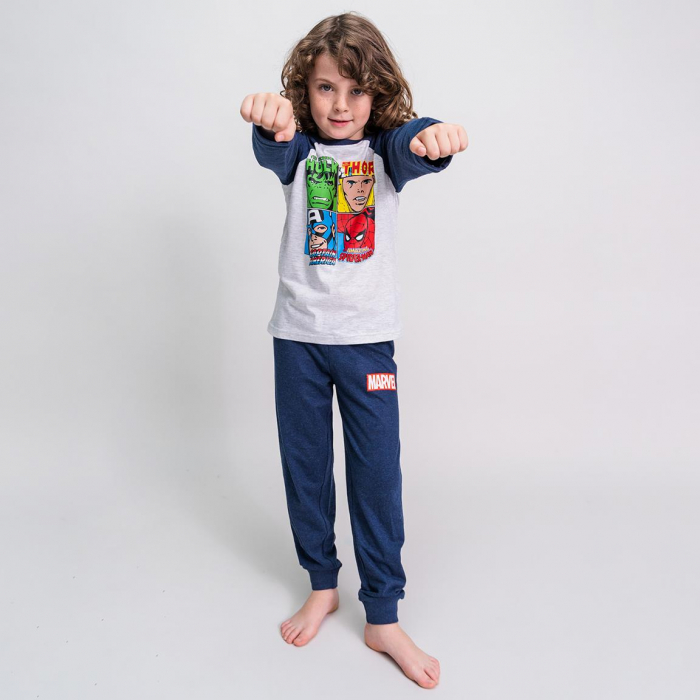 Pijama maneca lunga tricot Marvel Team [3]
