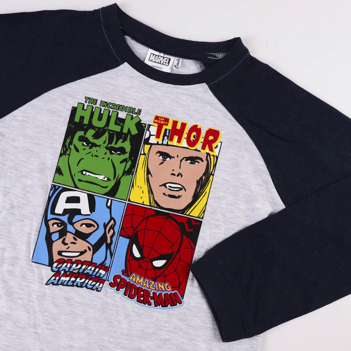 Pijama maneca lunga tricot Marvel Team [2]