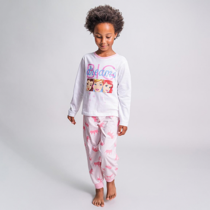 Pijama maneca lunga tricot Printesele Disney [4]