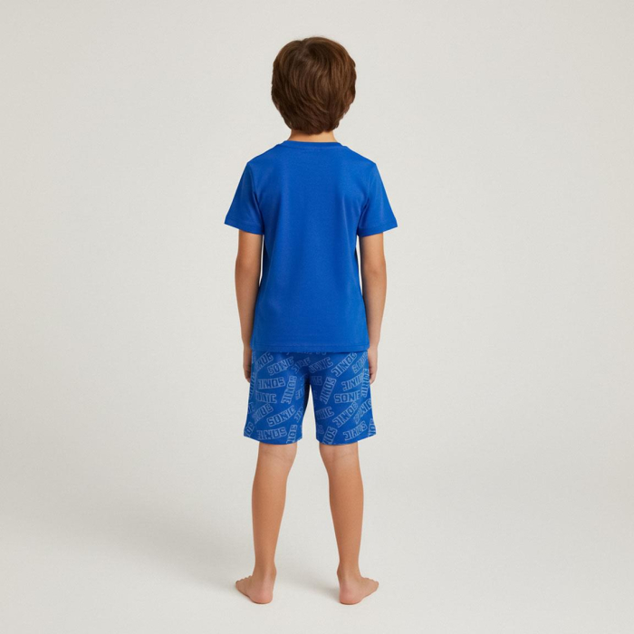Pijama maneca scurta de vara din bumbac, Team Sonic [2]