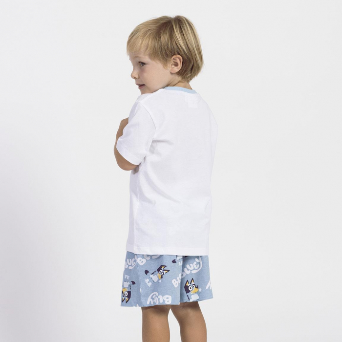 Pijama maneca scurta din bumbac, Bluey [5]
