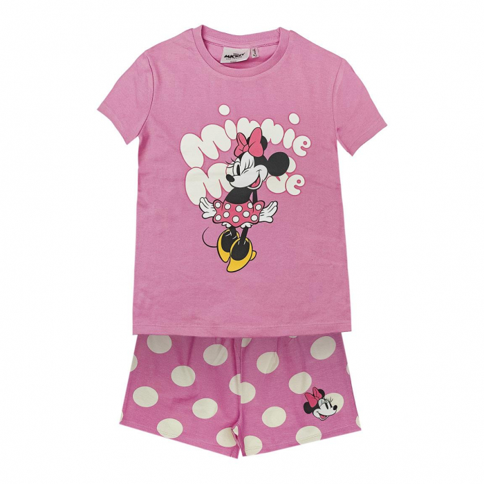 Pijama maneca scurta din bumbac, Minnie Mouse [1]