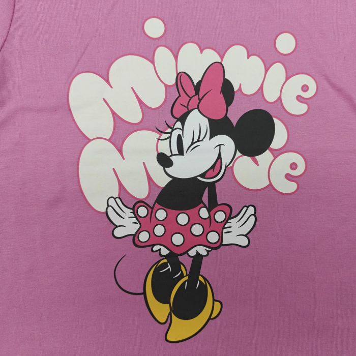 Pijama maneca scurta din bumbac, Minnie Mouse [3]
