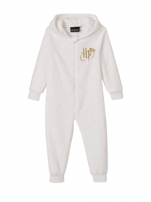 Pijama pentru fete tip Overall Harry Potter Bufnita, cocolino [2]