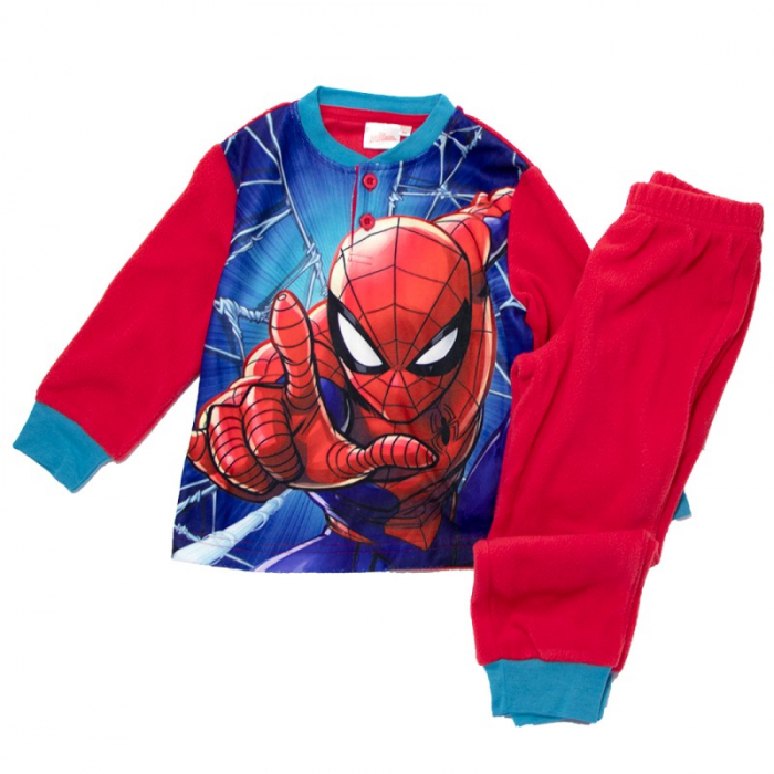 Pijama polar maneca lunga, in cutie, Spiderman [1]