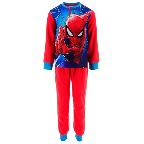 Pijama polar maneca lunga, in cutie, Spiderman [3]