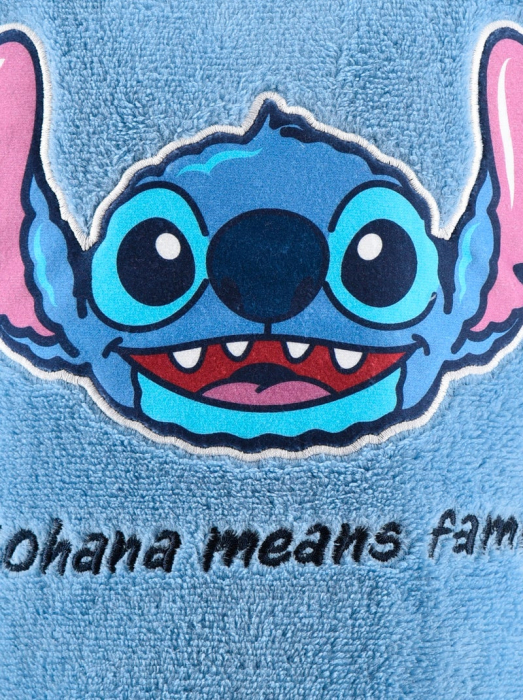 Pijama pufoasa cu maneca lunga Stitch Ohana Family [4]