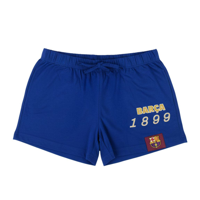 Pijama scurtă din bumbac FC Barcelona pentru adulți pentru copii [6]