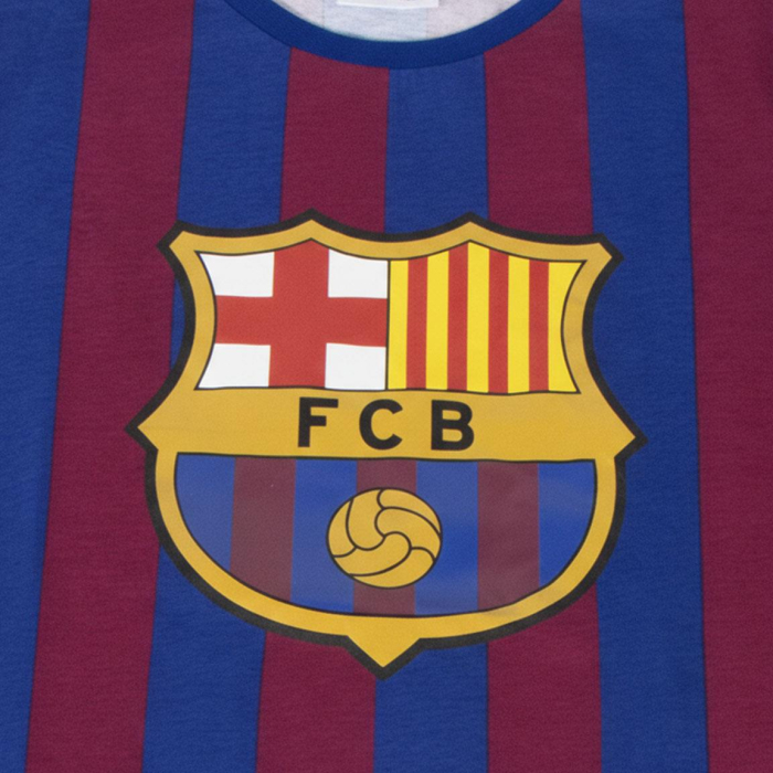 Pijama scurtă din bumbac FC Barcelona pentru adulți pentru copii [4]