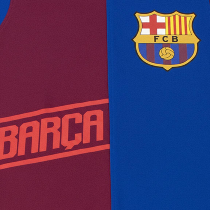 Pijama scurtă din bumbac FC Barcelona pentru copii pentru copii [3]
