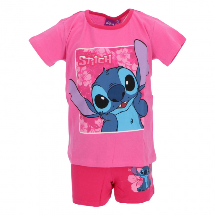 Pijama scurta din bumbac pentru fete, Lilo si Stitch [1]