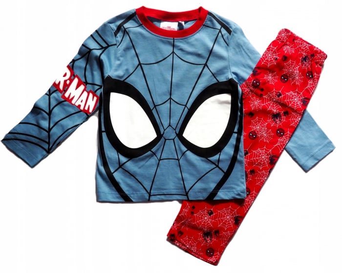 Pijama Spiderman maneca lunga bumbac [3]