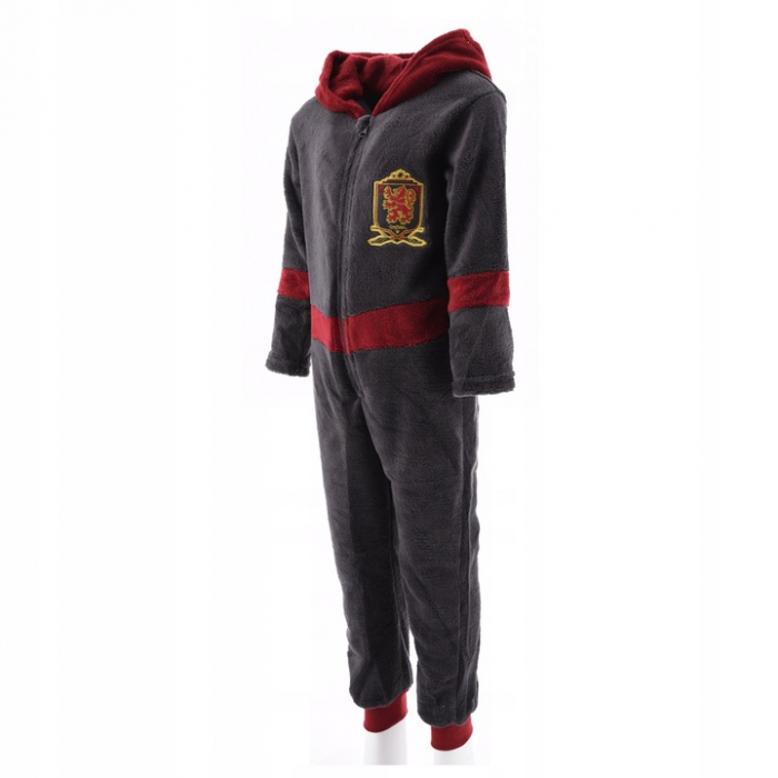 Pijama tip Overall Harry Potter, cocolino, gri [2]