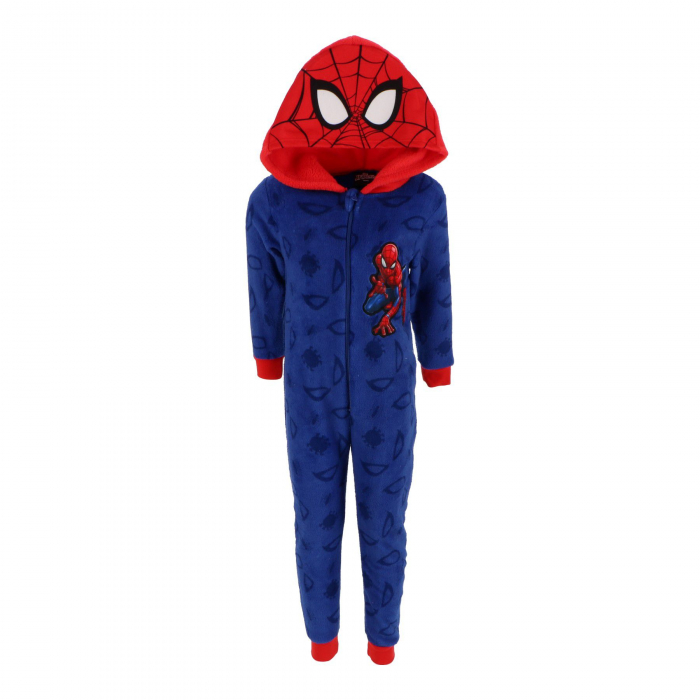 Pijama tip Overall coral-fleece Spiderman [1]