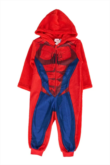 Pijama intreaga pufoasa tip Overall Spiderman [2]
