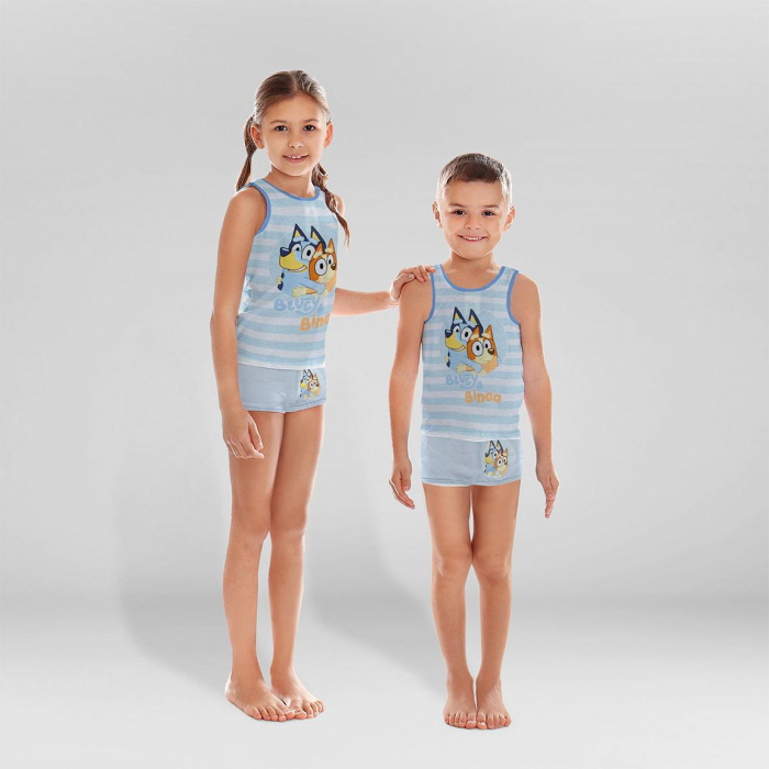 Pijama universala cu maieu din bumbac, Bluey [5]