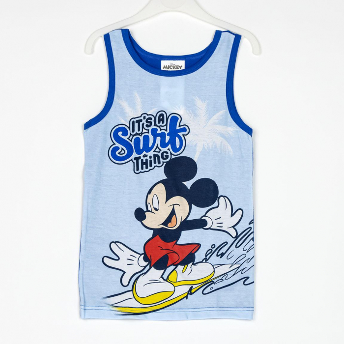 Pijama universala cu maieu din bumbac, Mickey Mouse Disney [2]