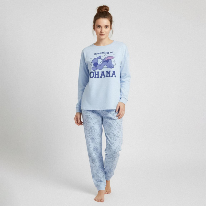 Pijamale bumbac pentru femei Stitch Ohana [1]