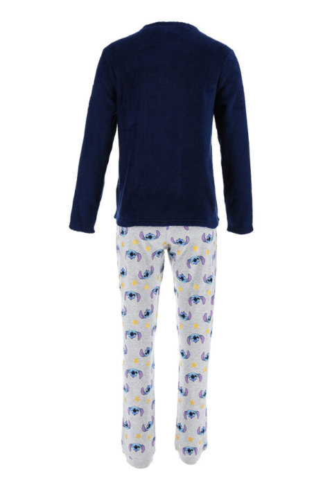 Pijamale groasa coral fleece, pentru femei Lilo & Stitch [2]