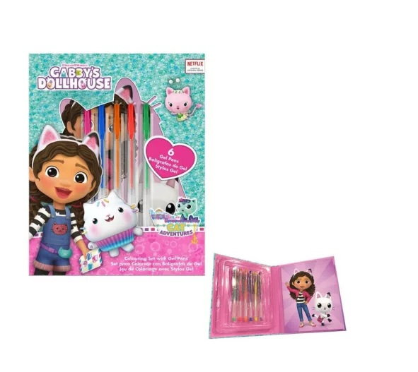 Set caiet si 6 pixuri Gabby's Dollhouse, 23.5x18.5x2.8cm [4]