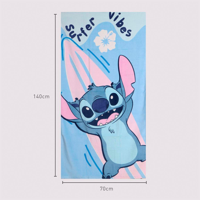 Prosop bumbac Lilo & Stitch Surfer Vibes 140x70 cm [4]