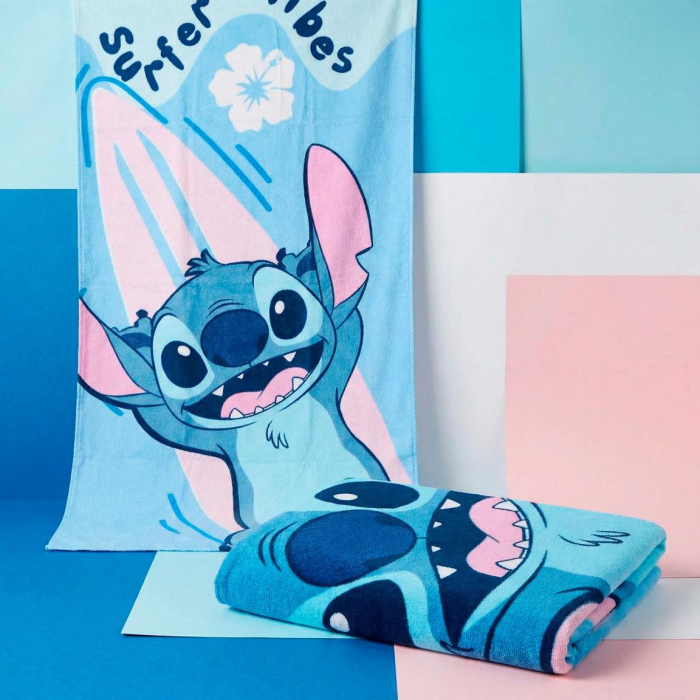 Prosop bumbac Lilo & Stitch Surfer Vibes 140x70 cm [5]