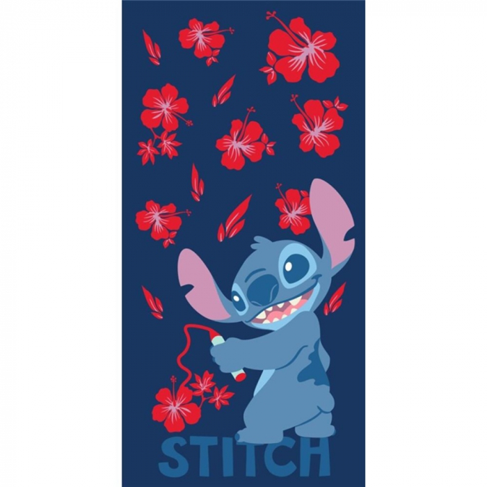 Prosop de baie bumbac Disney Lilo si Stitch Flower 140x70 cm [1]