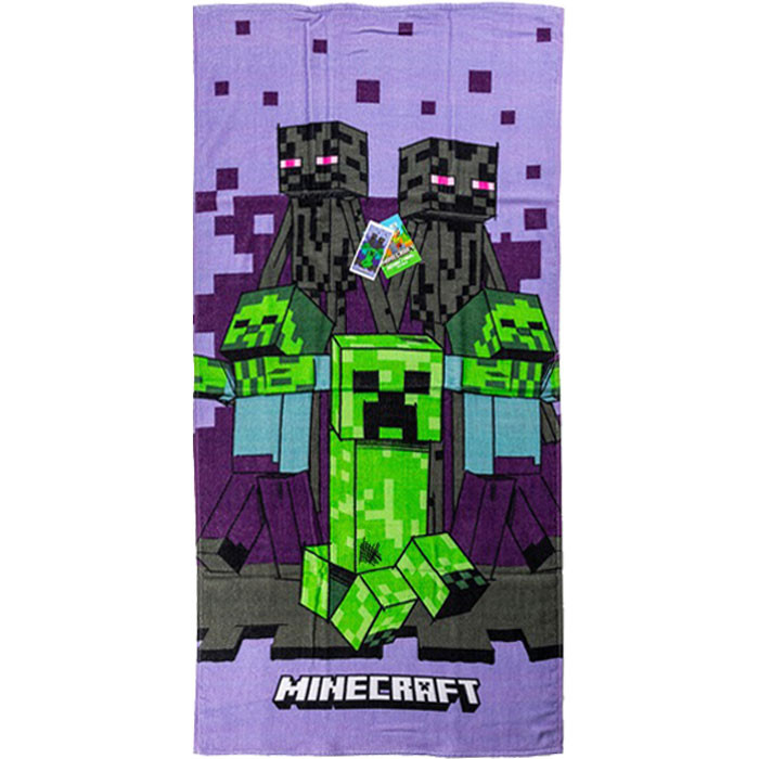 Prosop de plaja din bumbac Minecraft 70x140 cm [1]