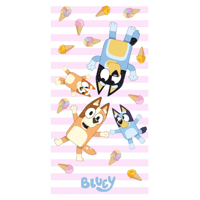 Prosop de plaja din microfibra Bingo si Bluey 70x140 cm [1]